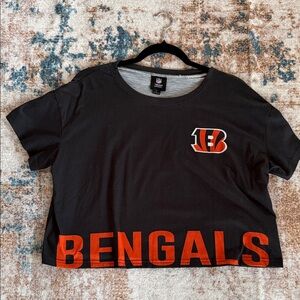 NFL Women's Black Crop Top